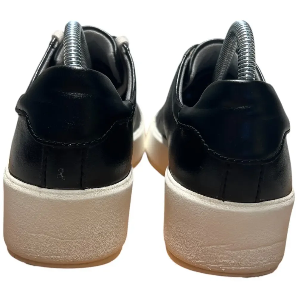 COLLECTION BY CLARKS LAYTON LACE Women's Size 6 Black Leather Sneakers Shoes - Picture 5 of 15